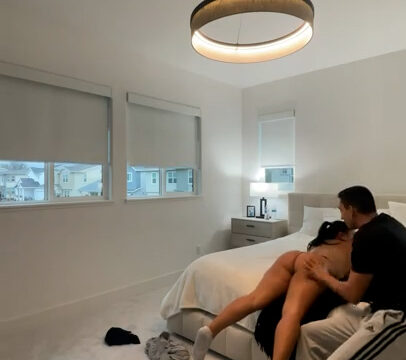 Isaac and Andrea Nude Strip in Red Lingerie – Onlyfans Tape